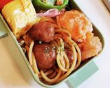 簡単お弁当おかず☆ミートボールパスタ作り方7写真