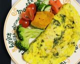 春菊のオムレツ チーズ入り 卵焼き作り方4写真