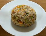 レタスとツナ缶のチャーハン作り方7写真
