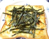 喫茶店の味♬海苔たっぷりチーズトースト作り方4写真