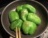 ジューシー蒸し焼きピーマン作り方3写真
