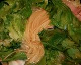 レタスとベーコンの絶品スープパスタ作り方5写真