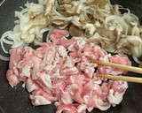 舞茸と豚肉のすきマヨ炒め作り方3写真