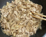 舞茸と豚肉のすきマヨ炒め作り方4写真