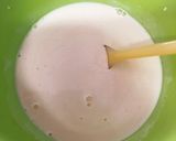いちごみるくの素で♡豆乳苺みるくプリン作り方3写真