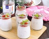 いちごみるくの素で♡豆乳苺みるくプリン作り方6写真