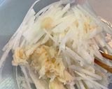 ホワイト＃Xマス帆立缶詰の#大根サラダ作り方3写真