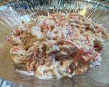 カニカマ　マヨネーズペースト　サラダ作り方1写真