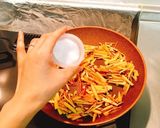みんな作って♬調味料2つ絶品芋きんぴら作り方7写真