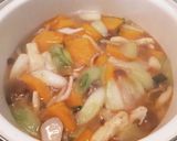 かぼちゃきのこの豚汁☆冷凍野菜活用レシピ作り方4写真