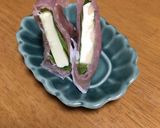 簡単！大葉とチーズの生ハム巻きおつまみ！作り方3写真
