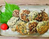 栄養満点♡ダブルひじきの山芋焼き作り方4写真