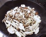 きのことベーコンのクリームパスタ作り方3写真