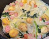 【コク深い】栗のクリームパスタ作り方4写真