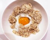 オートミールTKG のりフレークたっぷり作り方3写真