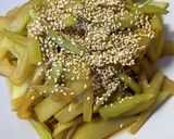 はやとうりのきんぴら作り方5写真