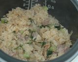 豚と牛蒡の炊き込みご飯作り方5写真