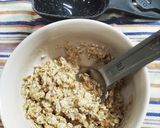 簡単美味しいオートミールのツナ玉丼作り方1写真