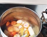 練り物いっぱい☆おでん風煮物☆作り方5写真