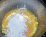 ゴーヤのワタの卵キャベツ焼き作り方2写真