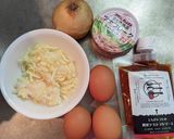 ツナオムレツ月星食品贅沢デミトマトソース作り方1写真