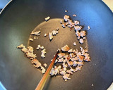 ねぎたっぷり挽肉ともやしの油そうめん炒め作り方1写真