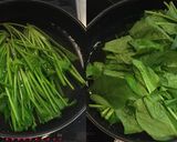 豆とコーンとほうれん草のバルサミコサラダ作り方2写真