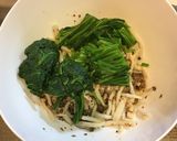 豆とコーンとほうれん草のバルサミコサラダ作り方3写真