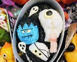 ハロウィン 弁当 おばけ 簡単 キャラ弁作り方1写真