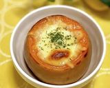 バターナッツ南瓜にツナブロ詰めたチーズ焼作り方4写真