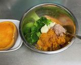 バターナッツ南瓜にツナブロ詰めたチーズ焼作り方23写真
