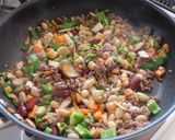 豆と野菜入り♪ヘルシー肉味噌作り方5写真