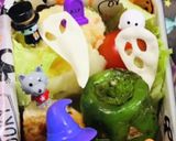 ハロウィン 弁当 おばけ 簡単 キャラ弁作り方9写真