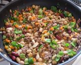 豆と野菜入り♪ヘルシー肉味噌作り方6写真