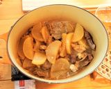 甘辛こっくりなホルモン大根作り方4写真