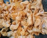 簡単！めちゃうま♪豚こまのごま味噌炒め♪作り方3写真