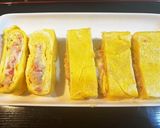 カニカマ　マヨネーズの玉子焼き作り方5写真