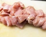鶏肉、ナス、ピーマンと豆のトマト煮作り方1写真