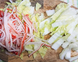 【作り置き】白菜とカニカマのおかか和え作り方1写真
