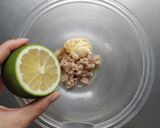 ソフトケールのレモンマヨサラダ。作り方3写真