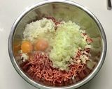 パーティーに！大きなひまわりハンバーグ作り方4写真