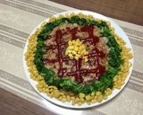 パーティーに！大きなひまわりハンバーグ作り方15写真