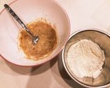 離乳食後期♡バナナきなこパンケーキ作り方2写真