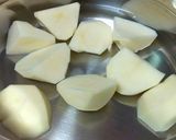 ゆで卵とポテトと揚げ玉の青のりマヨネーズ作り方1写真
