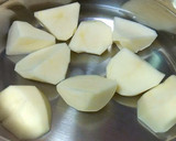 ゆで卵とポテトと揚げ玉の青のりマヨネーズ作り方1写真