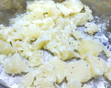 ゆで卵とポテトと揚げ玉の青のりマヨネーズ作り方2写真