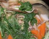 鶏手羽元と野菜の☆秋のあっさりスープ作り方10写真