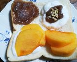 秋の食パン！柿＆栗ジャムトースト！作り方3写真