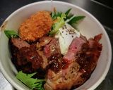 三種肉盛りロコモコ丼❨(@≧↺≦@)❩ノ作り方7写真