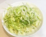加熱なし！お好み焼き風キャベツサラダ作り方1写真